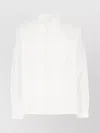 Prada Shirt With Chest Pocket And Long Sleeves In White