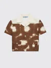 Prada Multicolor Regular Printed Shirt In Brown