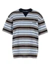 Prada Oversize Embroidered Cotton T-shirt
