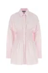 Prada Pastel Pink Poplin Shirt In Pink