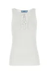 Prada Tank Top In White