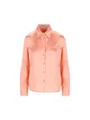 Prada Coral-coloured Shirt In Blend