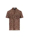 Prada Printed Polo In Multi