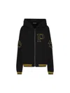 Prada Oversized Black Cotton Sweatshirt In Black