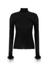 Prada Top In Jersey Nero  Donna In Black