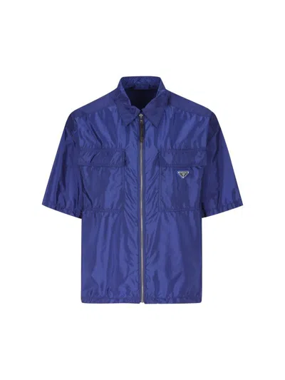 Prada Shirts In Blue