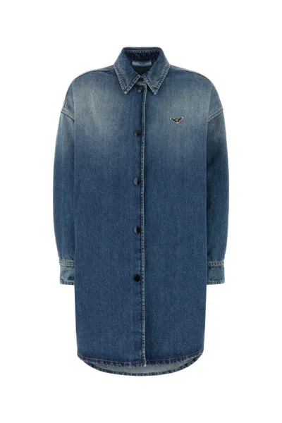 Prada Shirts In Blue