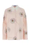 Prada Printed Poplin Oversize Shirt In Floral