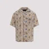 Prada Viscose And Silk Shirt In Neutral
