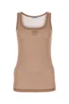 Prada Women's Powder Silk Tank Top In Pink