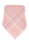 Prada Checked Cotton Lightweight Womenswear Top In Pink