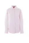 Prada Cotton Shirt In Pink