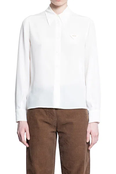 Prada Shirts In Nude