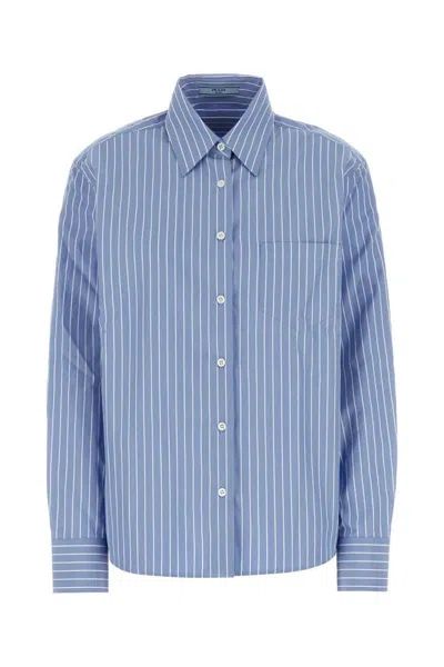 Prada Shirts In Stripped