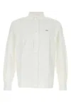 Prada Oxford Shirt Long Sleeves Button Down Collar In White