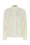 Prada Women's Silk Shirt In White