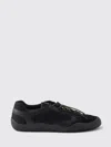 Prada Speedrock Leather And Mesh Fabric Sneakers In Black