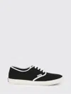 Prada Lace Up Sneakers Contrast Trim Rubber Sole In Multi