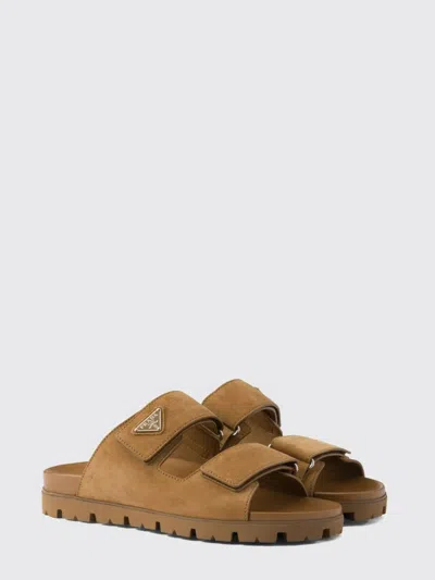 Prada Shoes Men  In Brown