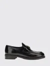 Prada Brushed Leather Loafers In Multi