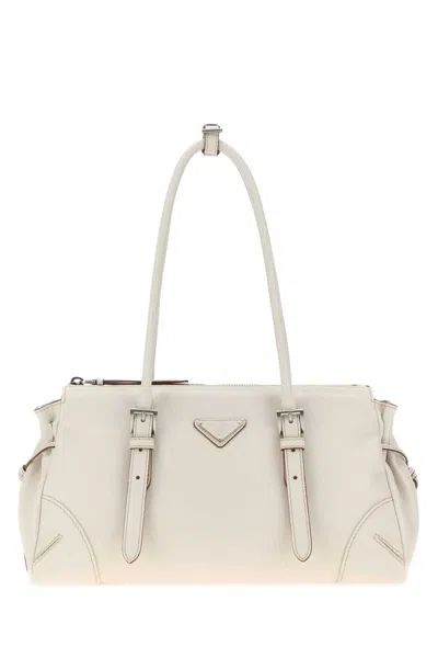 Prada Shopping In Neutral