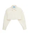 Prada Short Casual Jacket In White