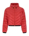 Prada Short Cotton Clothes In Paint Red