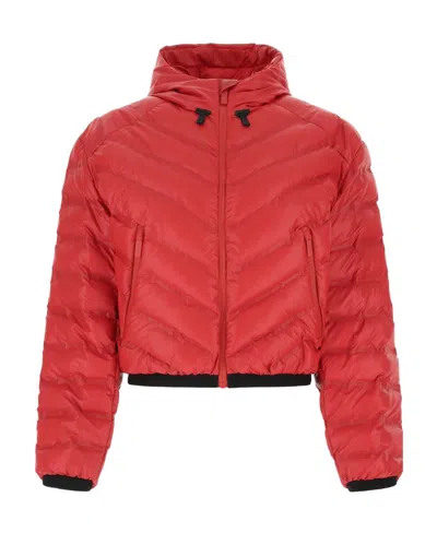 Prada Short Cotton Clothes In Red