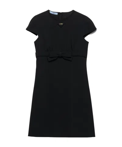 PRADA SABLÈ COMPACT SHORT DRESS