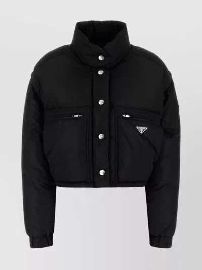 PRADA SHORT RE-NYLON DOWN JACKET