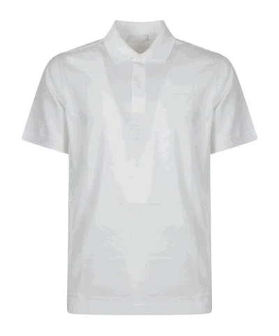 Prada Short-sleesleeved Polo Shirt In White