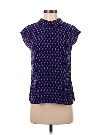 Pre-owned Prada Short Sleeve Blouse In Purple