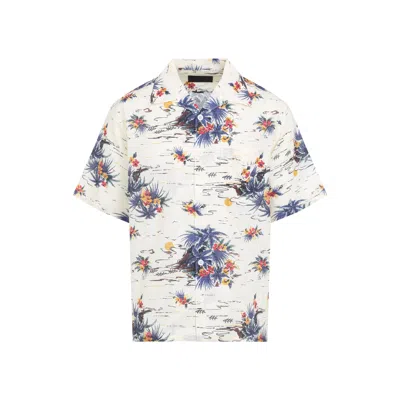PRADA PRADA SHORT SLEEVE COTTON SHIRT