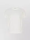Prada Crew Neck Short Sleeve Fitted T-shirt In White
