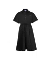 Prada Short Sleeve Dress In Black