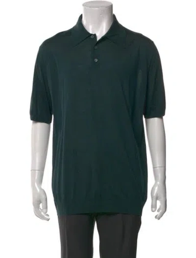 Pre-owned Prada Short Sleeve In Green