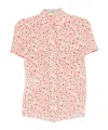 Prada Short Sleeve Shirt In Pink