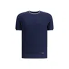 Prada Blue Silk-cotton Sweater