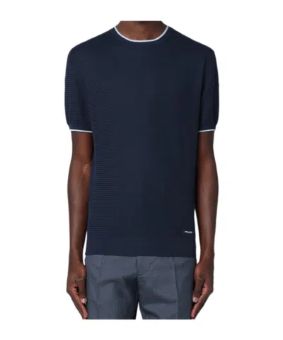 PRADA PRADA SHORT-SLEEVED CREWNECK JUMPER