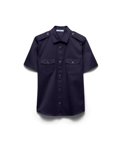 PRADA KURZÄRMLIGES HEMD AUS CHINO