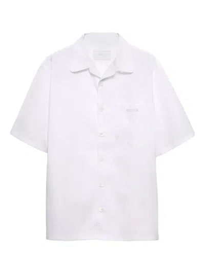 Prada Short-sleeved Cotton Shirt