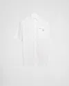 Prada Short Sleeve Shirt In White