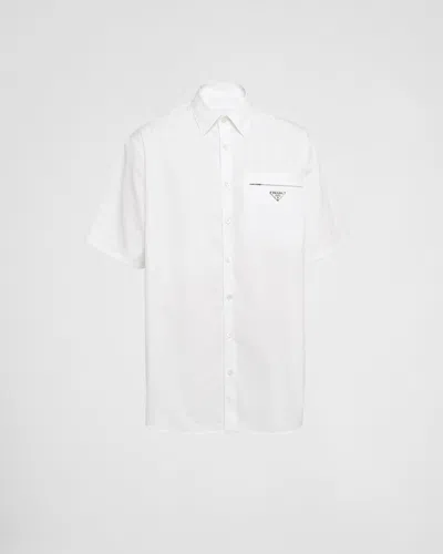 PRADA KURZÄRMLIGES HEMD AUS BAUMWOLLE