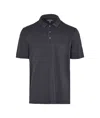 Prada Logoed Polo Shirt In Black
