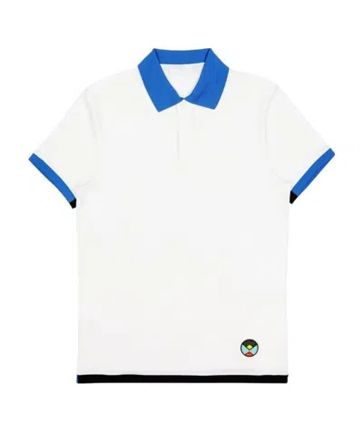 Prada Short-sleeved Polo Shirt In White