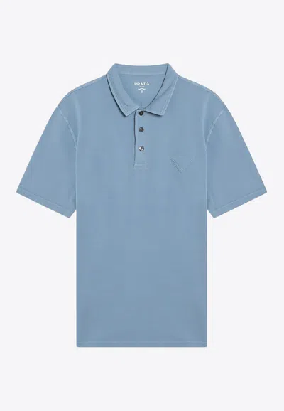 PRADA SHORT-SLEEVED POLO T-SHIRT