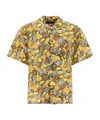 Prada Printed Batista Shirt In Multicolor