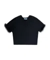 Prada Short-sleeved Sweater In Black