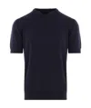Prada Short-sleeved Sweater In Black