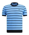 Prada T-shirt Aus Baumwolle Und Seide In Blue